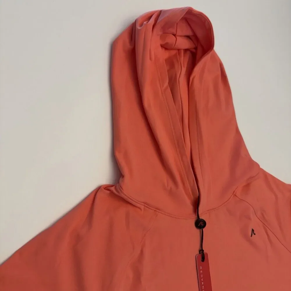 Redvanly Larkin Hoodie Mens XL Coral Stretch Long Sleeve Performance NEW - Picture 3 of 12